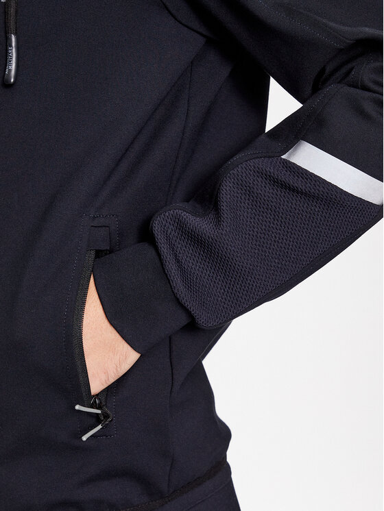 Aeronautica Militare Aeronautica Militare Džemperis ar kapuci 232FE1826F528 Tumši zils Regular Fit