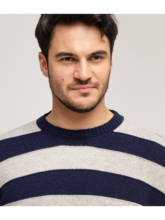 Lee Cooper Lee Cooper Sweter DELTA 0027 Szary Regular Fit