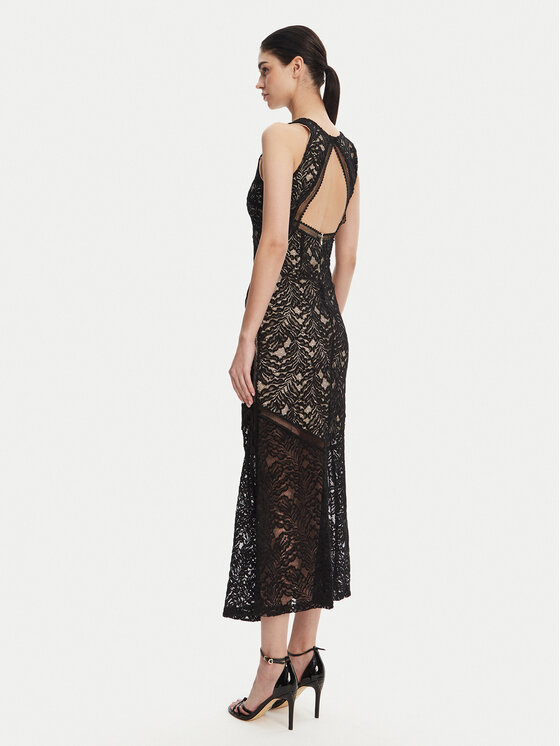 Guess Guess Coctailkleid W5GT37 KCS90 Schwarz Slim Fit