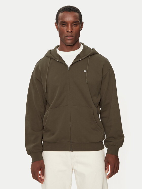 United Colors Of Benetton Felpa 342ZU500P Marrone Regular Fit Modivo