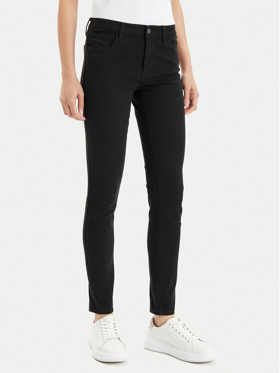 Armani Exchange Džínsy 8NYJ01 Y3TAZ 1200 Čierna Slim Fit