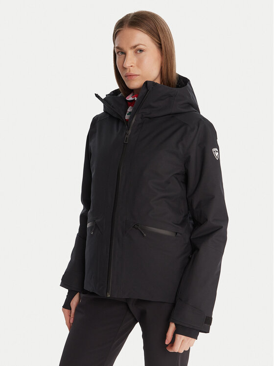 Rossignol Rossignol Slidinėjimo striukė Rochrun RLOWJ04 Juoda Regular Fit