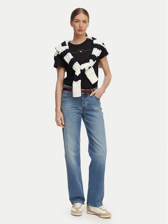 Tommy Jeans Tommy Jeans T-särk Linear Ss Tee DW0DW22789 Must Regular Fit