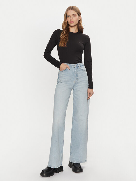 Calvin Klein Calvin Klein Blúz K20K208037 Fekete Slim Fit