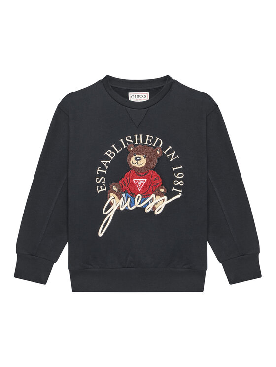 Guess Bluza H5YJ00 KAX74 Czarny Oversize