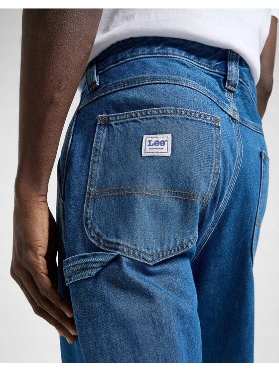 Lee Lee Jeansy Carpenter Niebieski Relaxed Fit