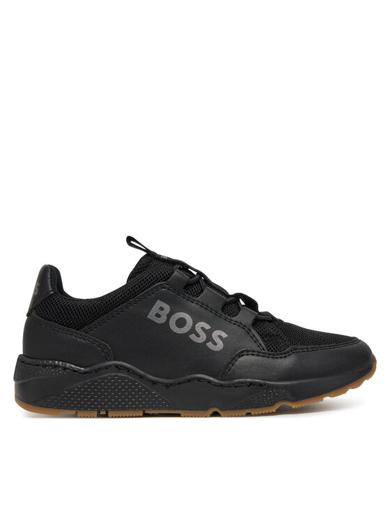 BOSS Sneakersy J51648 M Čierna