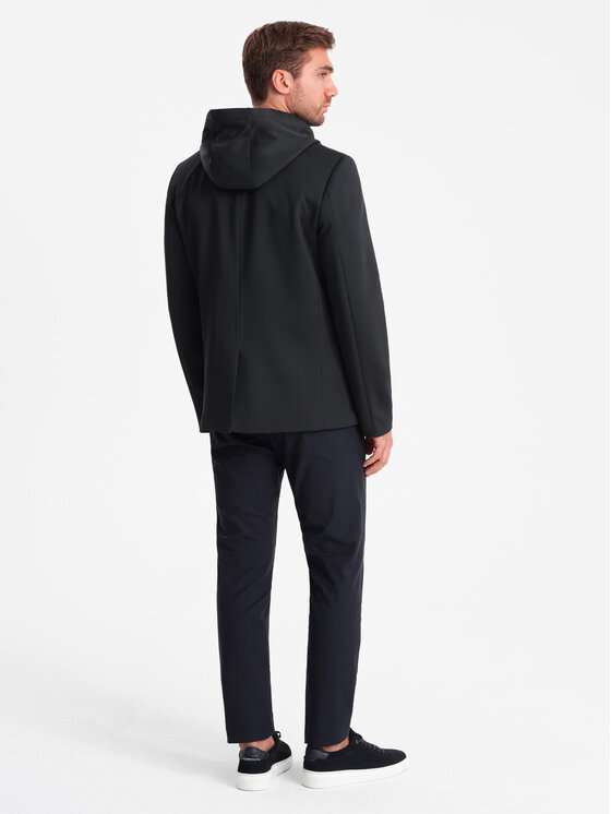 Ombre Ombre Sako OM-BLZB-0126 Černá Regular Fit