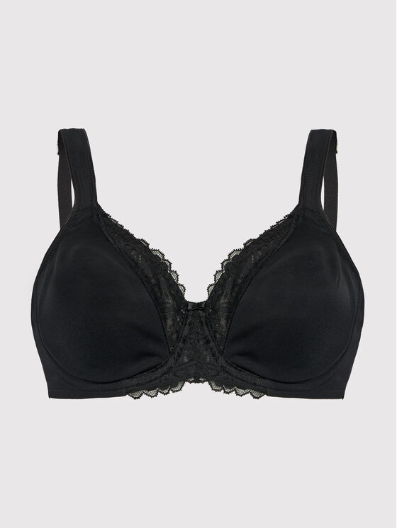 Triumph Triumph Biustonosz z fiszbiną Modern Lace 10207538 Czarny