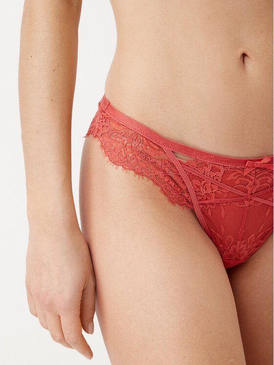 Hunkemöller Hunkemöller Brazilské kalhotky Arabella 206332 Červená