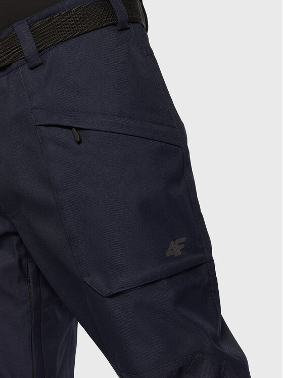 4F 4F Skihose H4Z22-SPMN002 Dunkelblau Regular Fit
