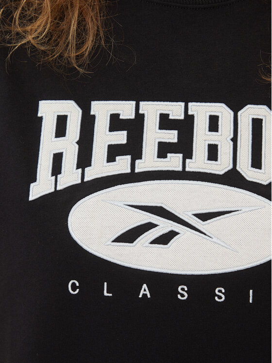 Reebok Reebok T-krekls Classics Big Logo IL4636 Melns Regular Fit