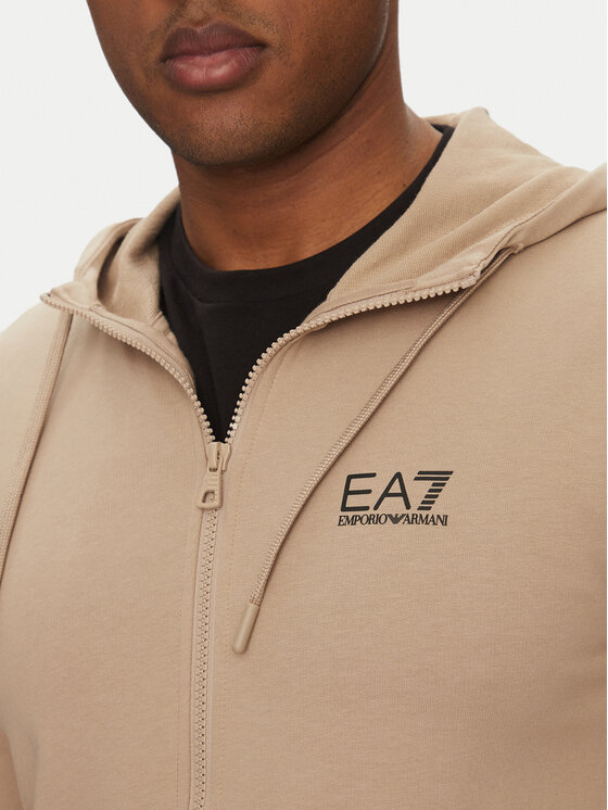 EA7 Emporio Armani EA7 Emporio Armani Džemperis ar kapuci 7M000568 AF13512 M1013 Bēšs Regular Fit