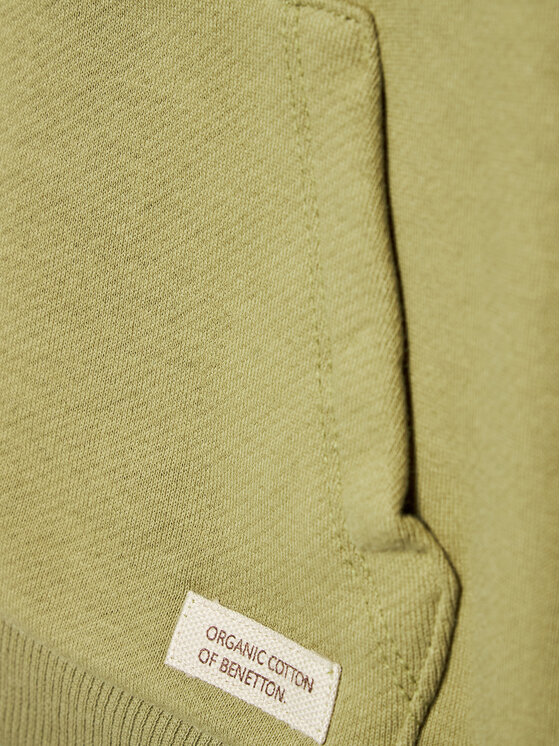 United Colors Of Benetton United Colors Of Benetton Felpa 3QLAG102M Verde Regular Fit