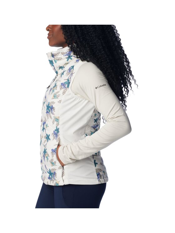 Columbia Columbia Bezrękawnik Powder Pass Vest Biały Regular Fit