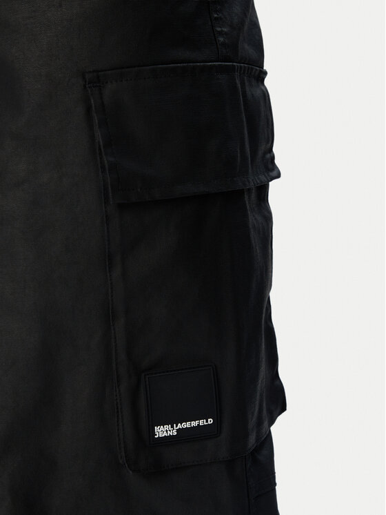 Karl Lagerfeld Jeans Karl Lagerfeld Jeans Карго панталони B4M10071 Черен Regular Fit