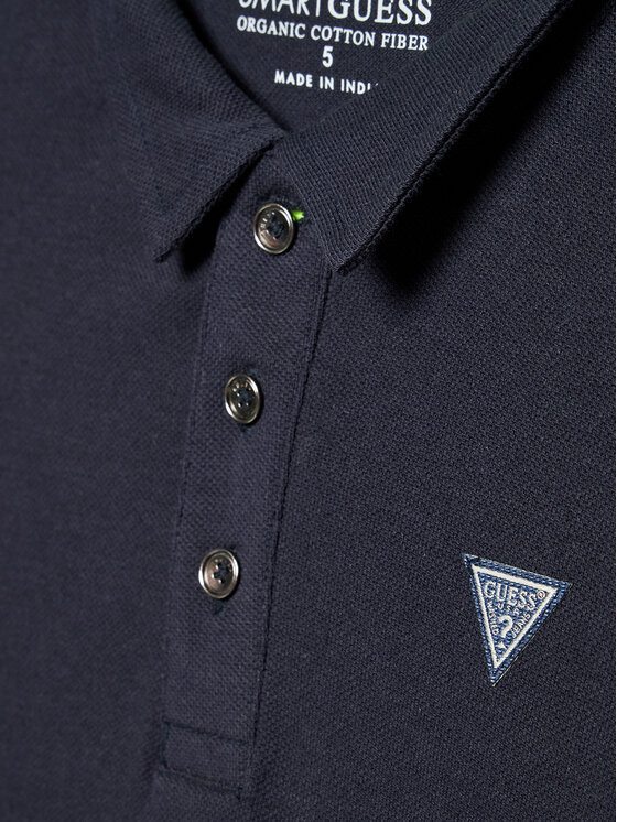 Guess Guess Polo N2GP03 KAPY0 Tamnoplava Regular Fit
