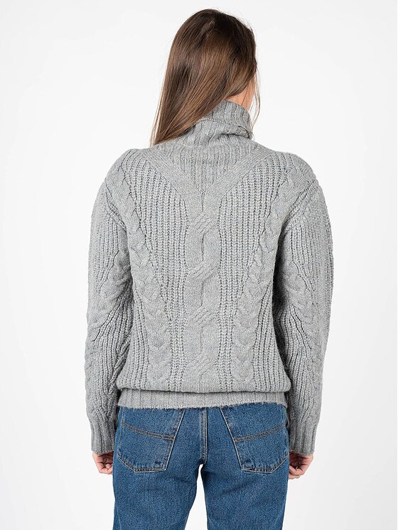 Silvian Heach Silvian Heach Πουλόβερ PGA22004MA Γκρι Oversize