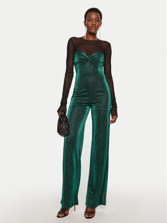 Simona Corsellini Simona Corsellini Jumpsuit A24CETU004 Grün Regular Fit