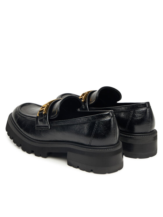 TWINSET TWINSET Loafersy 252TGT080 Czarny