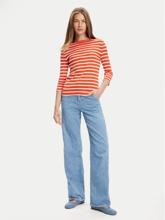 Tommy Hilfiger Tommy Hilfiger Blūze New Cody WW0WW40589 Oranžs Slim Fit