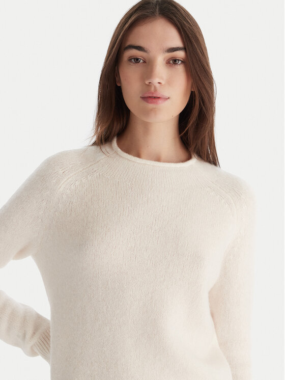 BOSS BOSS Svetr C_Fesperanasy 50548930 Krémová Regular Fit