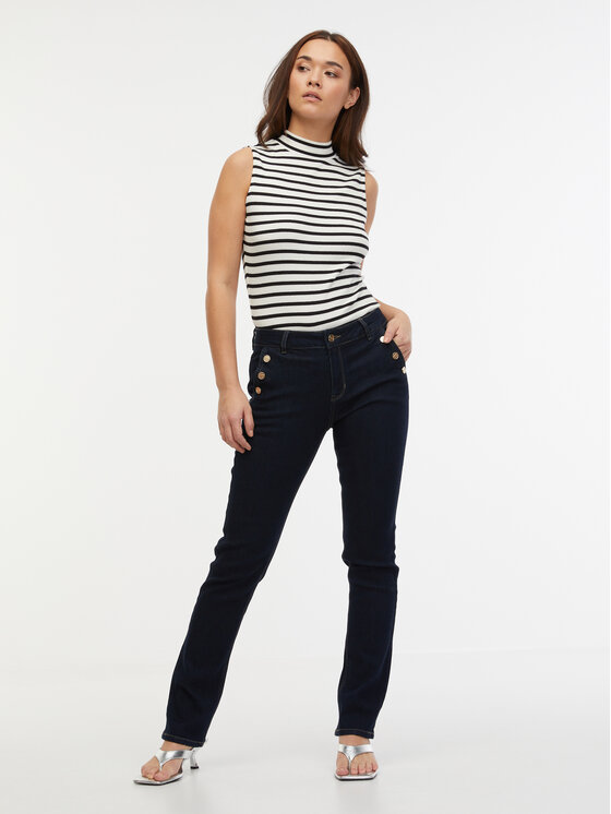 Orsay Orsay Jeansy 1000256D0133__36 Niebieski Regular Fit