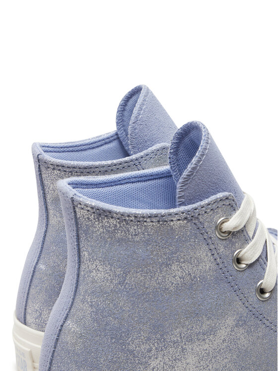 Converse Converse Scarpe da ginnastica Chuck Taylor All Star Lift Platform Suede Shimmer Hi A11549C Viola