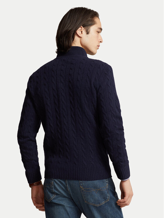 Polo Ralph Lauren Polo Ralph Lauren Sveter 710876766002 Tmavomodrá Regular Fit