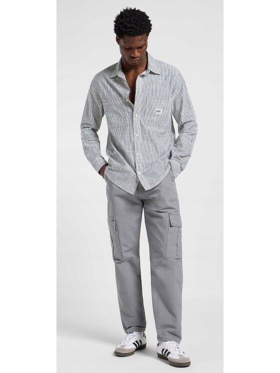 Lee Lee Koszula Workwear Shirt 2.0 Biały Relaxed Fit