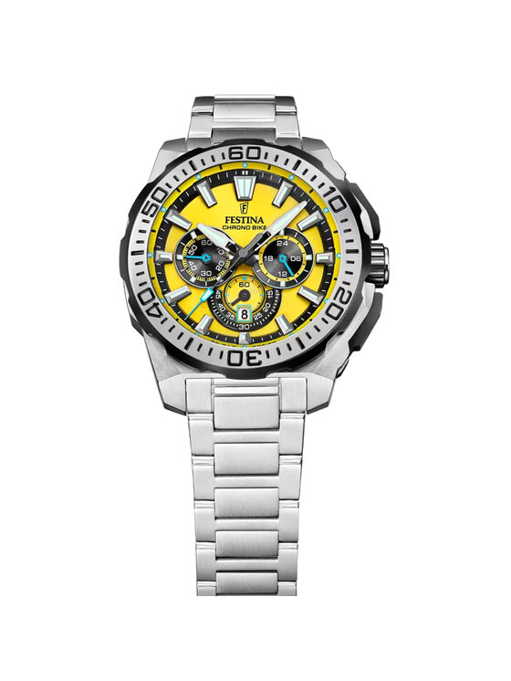 Festina Festina Zegarek F20724-4 Srebrny