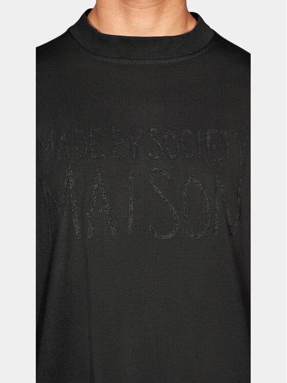 MADE BY SOCIETY MADE BY SOCIETY T-Shirt Private View - T17839 Czarny Basic Fit