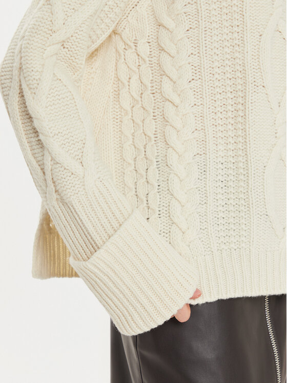 MAX&Co. MAX&Co. Rollkragenpullover 2426366114200 Écru Regular Fit