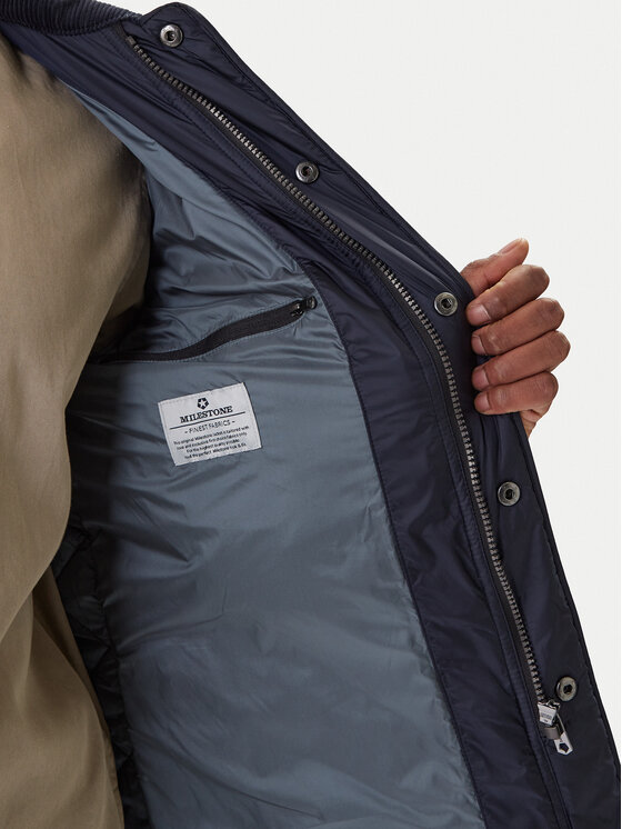 Milestone Milestone Преходно яке MSSantos 990474 60655 Тъмносин Regular Fit