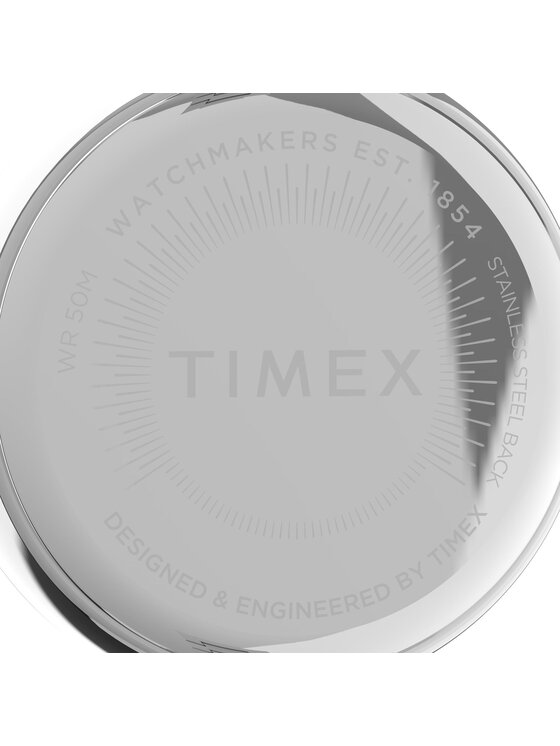 Timex Timex Zegarek City TW2V45000 Srebrny