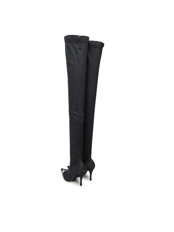Diesel Diesel Stivali sopra il ginocchio D-Venus Tbt D Y03316P6901 T8013 Nero