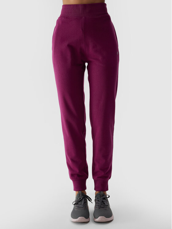 4F 4F Joggery 4FWSS24TTROF606-51S Fioletowy Regular Fit