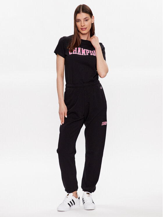 Champion Champion Тишърт 116084 Черен Custom Fit