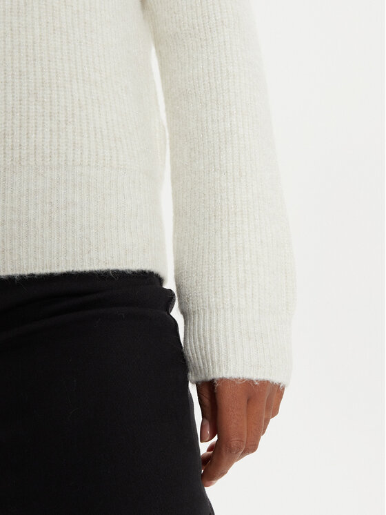 Morgan Morgan Rollkragenpullover 232-MSTORI Écru Regular Fit