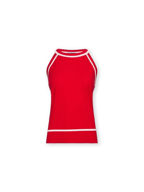Elena Mirò Elena Mirò Sweter M565Z000706N0A4 Czerwony Regular Fit