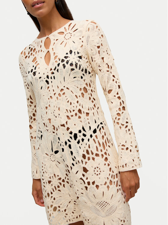 Vero Moda Vero Moda Коктейльна сукня Awalison 10342832 Бежевий Regular Fit