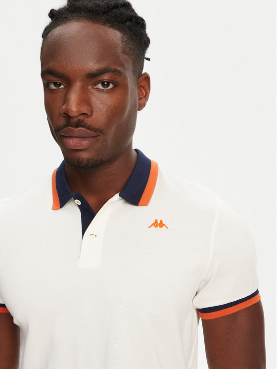 Robe di Kappa Robe di Kappa Pólóing Atsushi 611255W Ekru Regular Fit