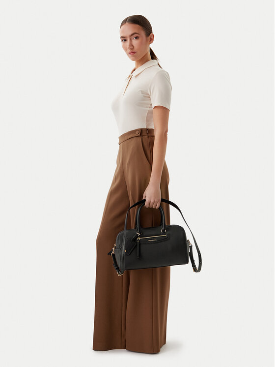 MICHAEL Michael Kors Geantă Md Duffle Satchel 30S6GTVS8L Negru