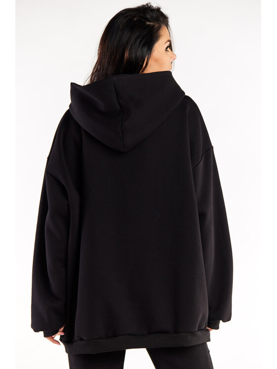 Infinite You Infinite You Felpa M323 Nero Basic Fit