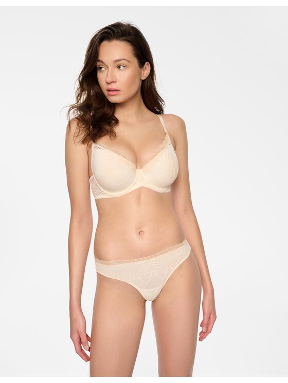 Esotiq Esotiq Biustonosz push-up 39559 Écru
