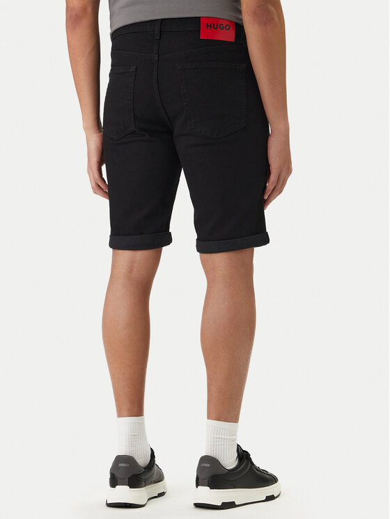 HUGO HUGO Дънкови шорти 50556154 Черен Tapered Fit
