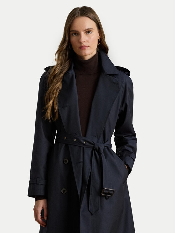LAUREN RALPH LAUREN LAUREN RALPH LAUREN Trench 297951259004 Bleumarin Straight Fit