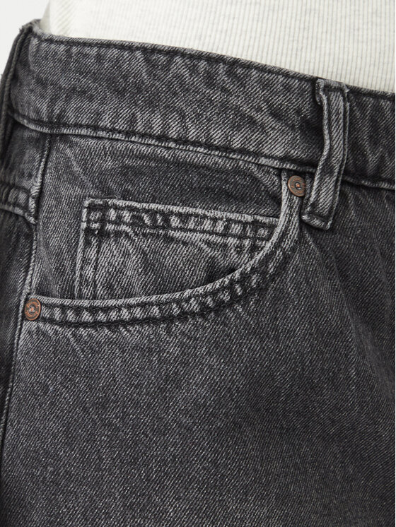 Billabong Billabong Τζιν Holly Baggy Mid EBJDP03011 Μαύρο Wide Leg
