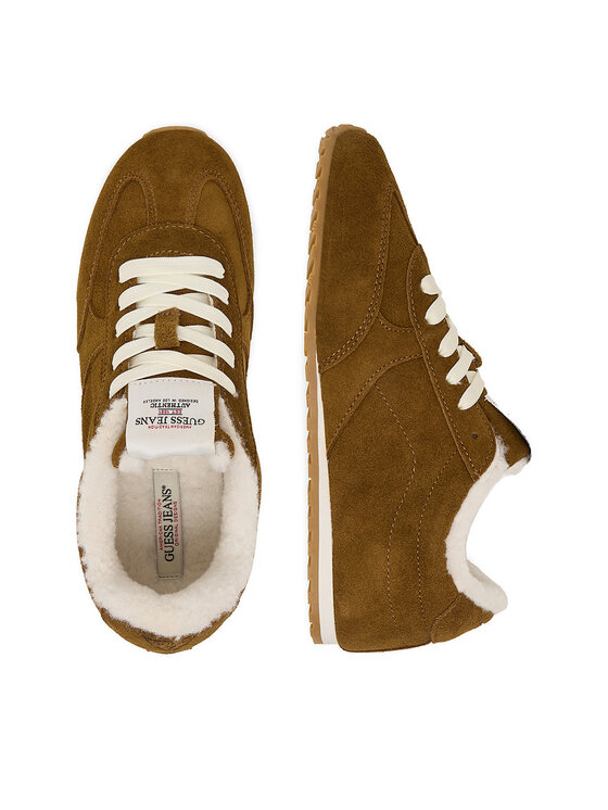 Guess Jeans Guess Jeans Sneakersy EO-GSJ0126 Brązowy