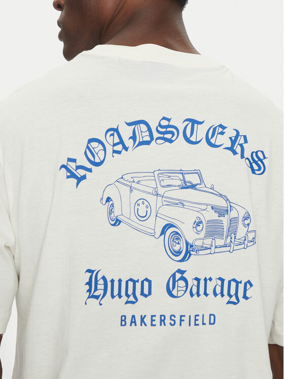 HUGO HUGO T-krekls Natopu 50536104 Balts Regular Fit